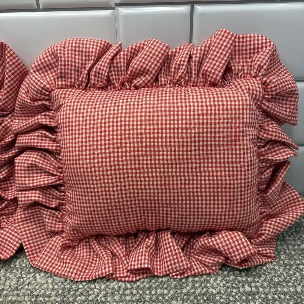 Handmade pillows are